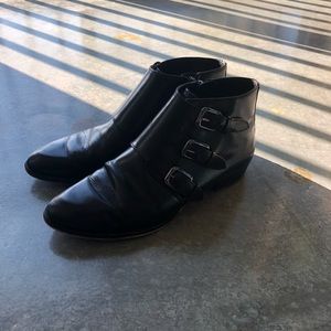 Michael Kors leather booties size 6
